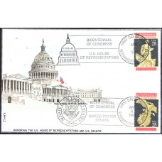 #2412-13 US Congress Dual C & C FDC