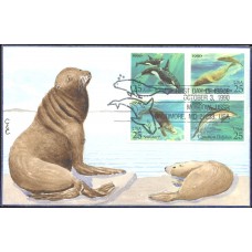 #2508-11 Sea Creatures C & C FDC