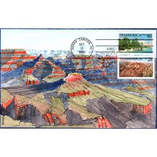 #2512//C127 Grand Canyon - Caribbean Coast C & C FDC