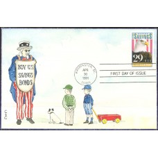 #2534 US Savings Bonds C & C FDC