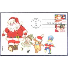 #2579//82 Santa Claus C & C FDC