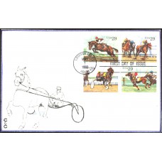 #2756-59 Sporting Horses C & C FDC