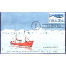 #C130 Antarctic Treaty C & C FDC