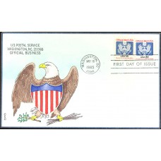 #O129A//36 Official - Eagle C & C FDC