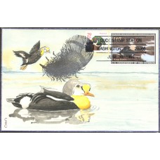 #RW58 King Eiders C & C FDC