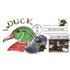 #RW58 King Eiders Dual Cardarelli FDC