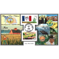 #4291 FOON: Iowa Flag Carpe Diem FDC