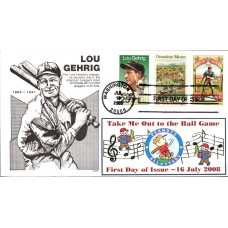 #4341 Take Me Out to the Ballgame Combo Carpe Diem FDC