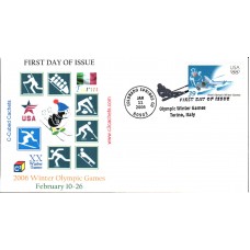 #3995 Winter Olympics C-Cubed FDC