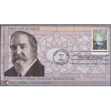 #4165 Louis Comfort Tiffany C-Cubed FDC