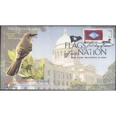 #4278 FOON: Arkansas Flag C-Cubed FDC