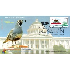 #4279 FOON: California Flag C-Cubed FDC