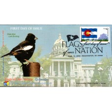 #4280 FOON: Colorado Flag C-Cubed FDC