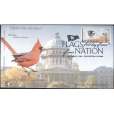 #4289 FOON: Illinois Flag C-Cubed FDC