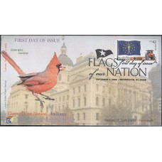 #4290 FOON: Indiana Flag C-Cubed FDC