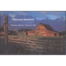 #2444 Wyoming Statehood Ceremony Program