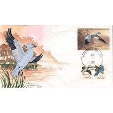 #RW55 Snow Goose Chabrier FDC