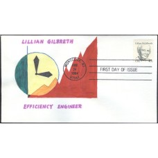 #1868 Lillian M. Gilbreth Charlton FDC