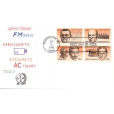 #2055-58 American Inventors Charlton FDC