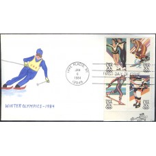 #2067-70 Winter Olympics Charlton FDC