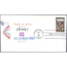 #2102 McGruff the Crime Dog Charlton FDC