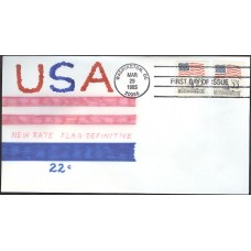 #2114-15 Flag over Capitol Charlton FDC