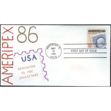 #2145 Ameripex Charlton FDC