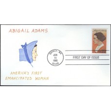 #2146 Abigail Adams Charlton FDC