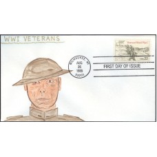 #2154 World War I Veterans Charlton FDC