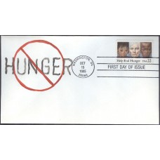 #2164 Help End Hunger Charlton FDC