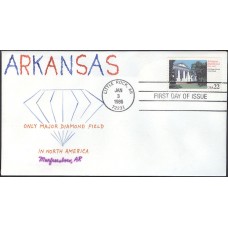 #2167 Arkansas Statehood Charlton FDC