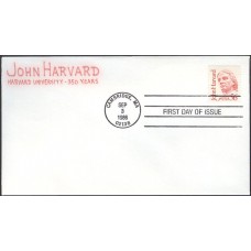 #2190 John Harvard Charlton FDC