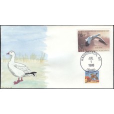 #RW55 Snow Goose Charlton FDC