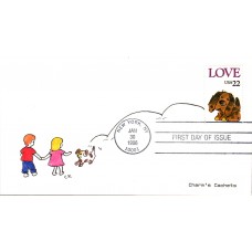 #2202 LOVE - Puppy Charm's FDC