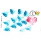 #2248 LOVE - Hearts Charm's FDC