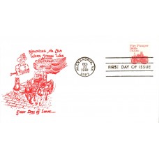 #1908 Fire Pumper 1860s Cheltenham FDC