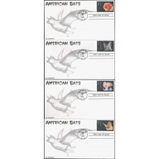 #3661-64 American Bats CL FDC Set