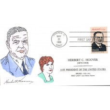 #2219c Herbert Hoover Claddagh FDC