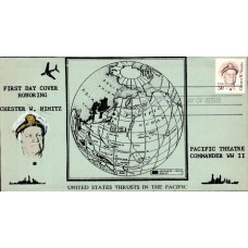 #1869 Chester W. Nimitz Coin 4 FDC