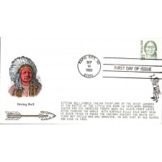 #2183 Sitting Bull Coin 4 FDC