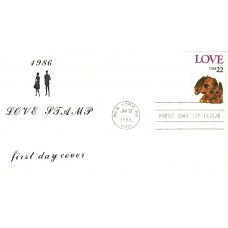 #2202 LOVE - Puppy Coin 4 FDC