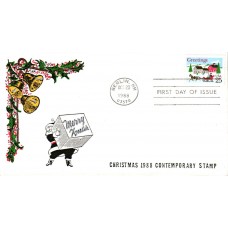 #2400 Horse and Sleigh Coin 4 FDC