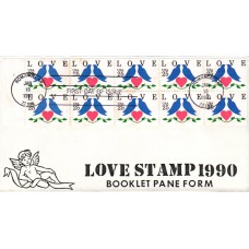 #2441 Love - Birds Coin 4 FDC