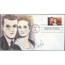 #3287 Alfred Lunt and Lynn Fontanne Cole FDC