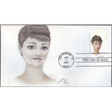 #3786 Audrey Hepburn Cole FDC