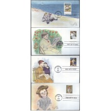 #3804-07 Mary Cassatt Paintings Cole FDC Set