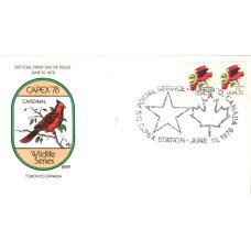 #1757a Capex Wildlife - Cardinal Collins FDC