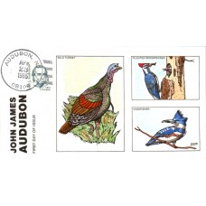 #1863 John J. Audubon Collins FDC