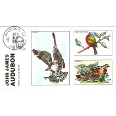 #1863 John J. Audubon Collins FDC