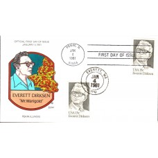 #1874 Everett Dirksen Collins FDC